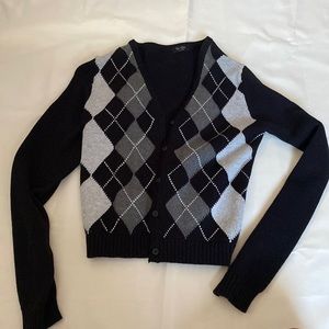 Cute sweater, John Galt, button up